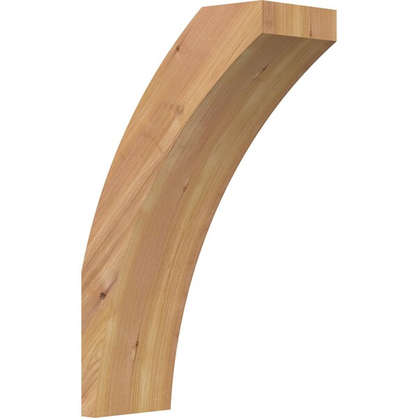 Ekena Millwork 5 1/2"W x 12"D x 20"H Thorton Smooth Knee Brace, Western Red Cedar BRC06X12X20THR00SWR - main